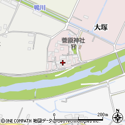 熊本県菊池市大塚12周辺の地図