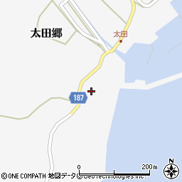 長崎県南松浦郡新上五島町太田郷2025周辺の地図