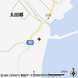 長崎県南松浦郡新上五島町太田郷2041周辺の地図