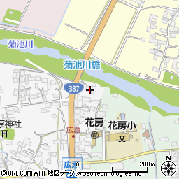 熊本県菊池市植古閑109周辺の地図