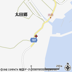 長崎県南松浦郡新上五島町太田郷961周辺の地図