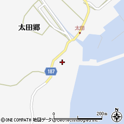 長崎県南松浦郡新上五島町太田郷966周辺の地図