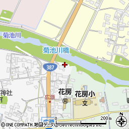 熊本県菊池市植古閑110周辺の地図