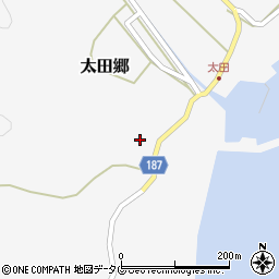長崎県南松浦郡新上五島町太田郷1000-1周辺の地図