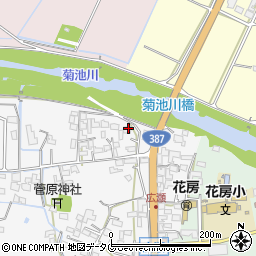 熊本県菊池市植古閑99周辺の地図
