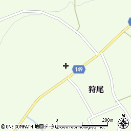 熊本県阿蘇市狩尾1060-10周辺の地図