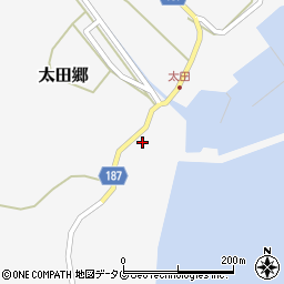 長崎県南松浦郡新上五島町太田郷2012周辺の地図