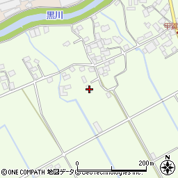 熊本県阿蘇市狩尾404-1周辺の地図