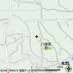 熊本県荒尾市水野周辺の地図