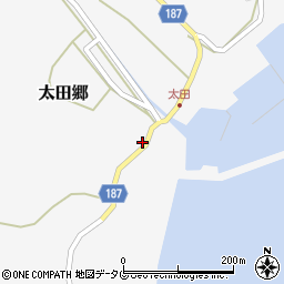 長崎県南松浦郡新上五島町太田郷1983周辺の地図