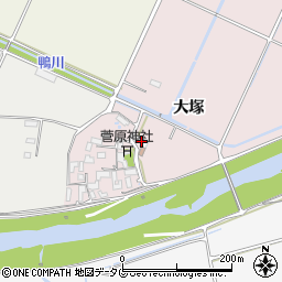 熊本県菊池市大塚30周辺の地図