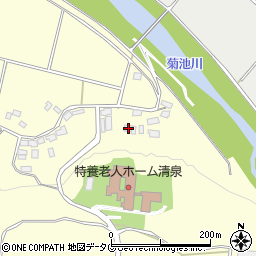 熊本県菊池市七城町亀尾2444-5周辺の地図