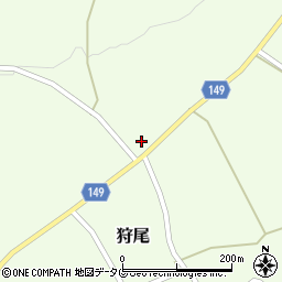 熊本県阿蘇市狩尾928周辺の地図