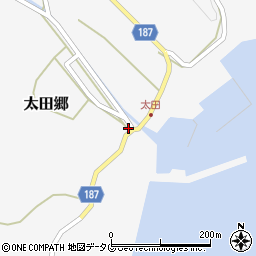 長崎県南松浦郡新上五島町太田郷1023-1周辺の地図