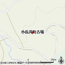 長崎県諫早市小長井町古場周辺の地図