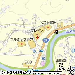 株式会社フレイン　竹田店周辺の地図