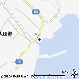長崎県南松浦郡新上五島町太田郷1653周辺の地図