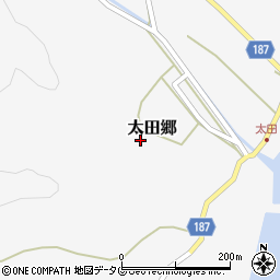 長崎県南松浦郡新上五島町太田郷1100-1周辺の地図