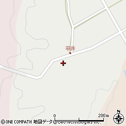 大分県佐伯市弥生大字平井748-3周辺の地図