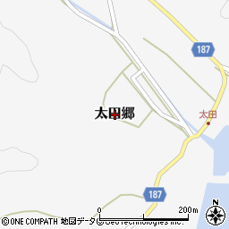 長崎県南松浦郡新上五島町太田郷周辺の地図