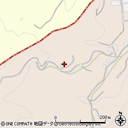 長崎県長崎市琴海形上町3822周辺の地図