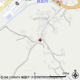 熊本県菊池市乙森北230-1周辺の地図