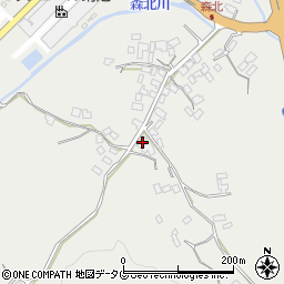 熊本県菊池市乙森北230周辺の地図