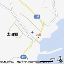 長崎県南松浦郡新上五島町太田郷1647-3周辺の地図