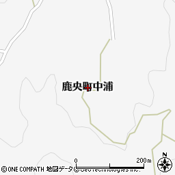 熊本県山鹿市鹿央町中浦周辺の地図