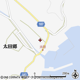 太田郷簡易郵便局周辺の地図