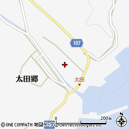 長崎県南松浦郡新上五島町太田郷1641-5周辺の地図