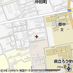 長崎県大村市沖田町680-8周辺の地図