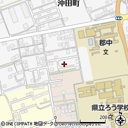 長崎県大村市沖田町680周辺の地図