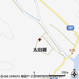 長崎県南松浦郡新上五島町太田郷1555周辺の地図