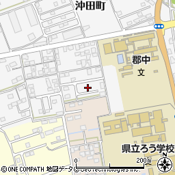 長崎県大村市沖田町680-6周辺の地図