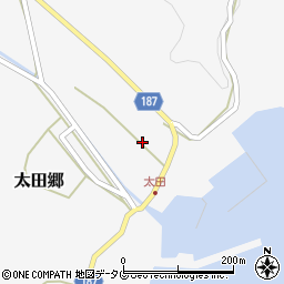 長崎県南松浦郡新上五島町太田郷1640-2周辺の地図