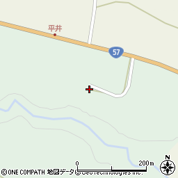 大分県竹田市小塚974周辺の地図