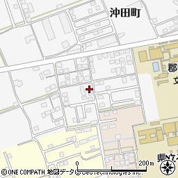 長崎県大村市沖田町706-6周辺の地図