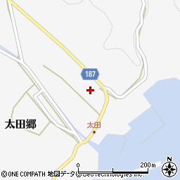 長崎県南松浦郡新上五島町太田郷1629周辺の地図