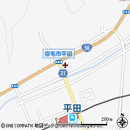 ローソン宿毛平田町店周辺の地図