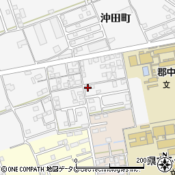 長崎県大村市沖田町690-2周辺の地図