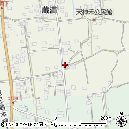 熊本県荒尾市蔵満753周辺の地図