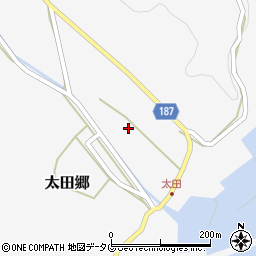 長崎県南松浦郡新上五島町太田郷974周辺の地図