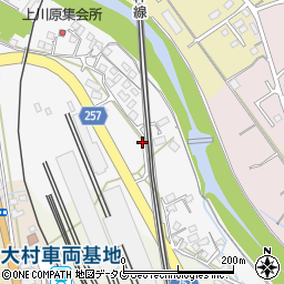 長崎県大村市沖田町764-2周辺の地図