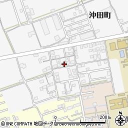 長崎県大村市沖田町714-1周辺の地図