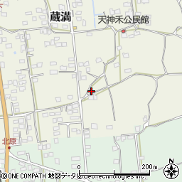 熊本県荒尾市蔵満754周辺の地図