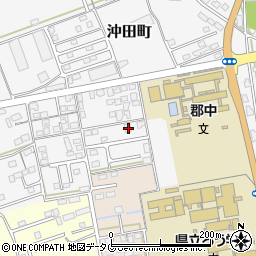 長崎県大村市沖田町689-3周辺の地図