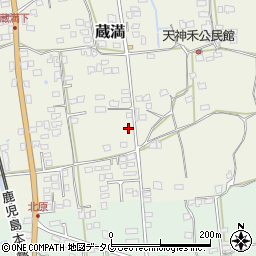 熊本県荒尾市蔵満321周辺の地図
