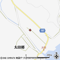 長崎県南松浦郡新上五島町太田郷1593周辺の地図