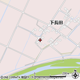熊本県菊池市下長田514周辺の地図